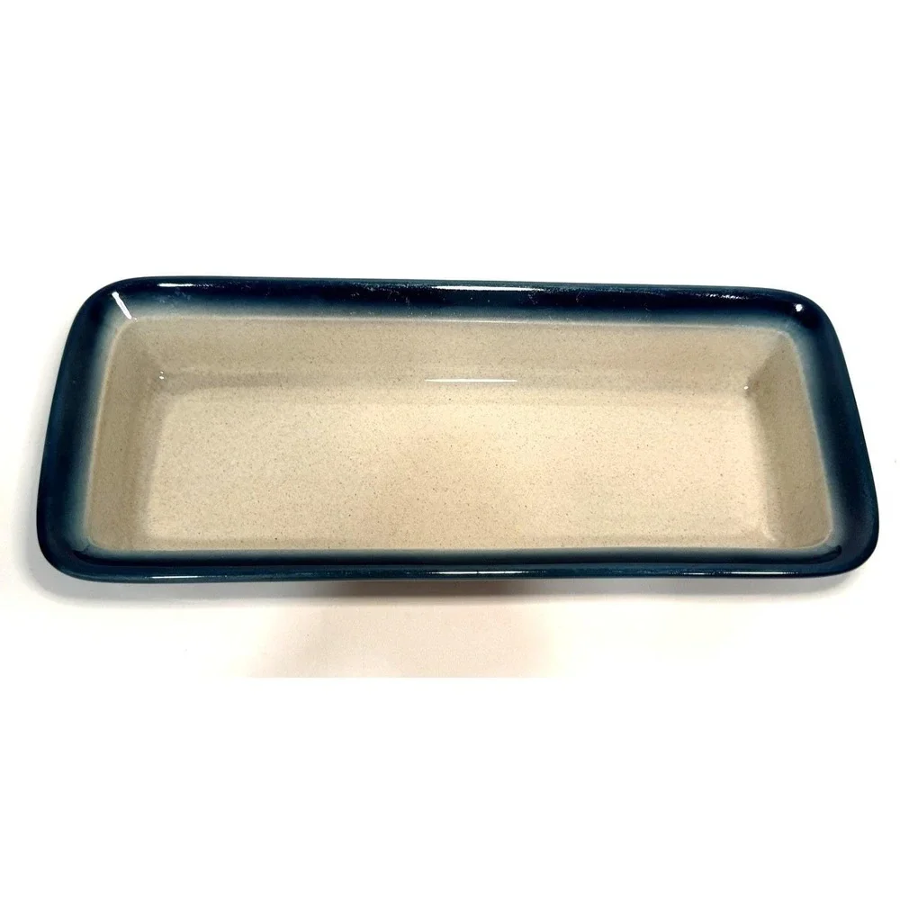 Wedgwood Blue Pacific 10 In Rectangular Baker Oven to Table